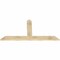 Ekena Millwork Portland Rough Sawn Timber Gable Bracket, Douglas Fir, 72"W x 36"H x 2"D x 6"F, 12/12 Pitch GBW072X36X0206POR00RDF - alternate 3